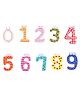 Syga Wooden Refrigerator Magnets Set of 10 - Multicolour