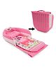 Folding Bed With Pillow Multi Print - Pink 