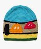 MayRa Knits Woollen Cap Vehicle Design - Multicolour