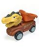 FunBlast Pull Back Dinosaur Construction Truck Toy for Kids  Pack of 1 (Brown)