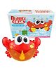 Happy Hues Bubble Crab Bath Toy for Toddlers  Automatic Bubble Maker Machine  Fun Bathtub Toy for Boys & Girls (Red)