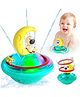 HAPPY HUES  Astronaut Moon Bath Toy for Toddlers  Interactive Light-Up Water Spray Toy with Automatic Induction