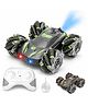 The Flyers Bay 4X4 RC Drift Smoke Stunt Car, 2.4GHz Remote Control 360° Rotating Double-Sided 4WD Racing Car, High-Speed Tumbling Off-Road Climbing Rechargeable RC Car for Kids Boys Girls