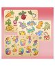 Fiddlys DIY Color Fill Wooden Jigsaw Puzzle Set for Kids (Age 4+) | 3-in-1 Paint-Your-Own Puzzle Collection | Educational Toy (Learning Puzzle)