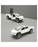 The Flyers Bay 1:32 Scale DieCast Metal Pull-Back Action Openable Doors Lights and Music Rolls-Royce Car Toy for Kids Gift 2 3 4 5 6 Years Girls Boys (Tesla Cybertruck Silver)