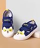 Cute Walk by Babyhug Slip-On clouser Casual Shoes With Puppy Print - Blue
