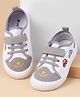 Cute Walk by Babyhug Velcro Closure Casual Shoes With Vehicle Print - Grey