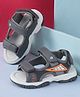 Cute Walk by Babyhug Velcro Closure Sandal - Grey