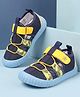 Cute Walk by Babyhug Slip On Casual Shoes With Camouflage Print -Navy Blue