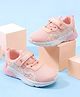 Cute Walk by Babyhug Velcro Closure Hearts Printed Sneaker Shoes - Pink