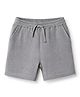 Bonfino 100% Cotton Woven Double Gauze Pull on Short - Grey
