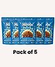 Nibblin'-Roasted Almonds- Classic salted- Pack of 5 (27gms X 5)