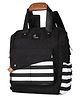 R for Rabbit Caramello Delight Stylish Diaper Bag Backpack for Mothers for Travel, Large Capacity Multifunction Waterproof Maternity Mother Bag for New Born Baby Mom (Black)