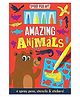 Spray Pen Art Kit  Amazing Animals Creative Airbrush Art Activity Set for Kids, 4 Spray Pens, Stencils and Stickers Included, Ages -5 To 12 Years