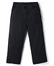 Primo Gino Woven Full Length Solid Corduroy Pants - Black