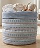 Tidy Sleep Waffle Storage Basket for Baby & Mom , Foldable Nursery Bin for Toys, Clothes, Diapers & Baby Essentials