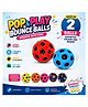 Little Hunk Moon Bounce Sensory Ball  High Bounce Fidget Toy for Kids (Color & Design may Vary)- Pack of 2