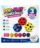 Little Hunk Moon Bounce Sensory Ball  High Bounce Fidget Toy for Kids (Colour and design may vary) (Pack of 3)