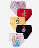 Disney By Bodycare Knitted Panties With Disney Princess Graphic & Bow Applique Pack Of 5 - White, Red, Black