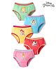 Disney By Bodycare Knit Panties with Disney Princes Print Pack of 5 - Sea Green Yellow & Red