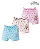 Disney By Bodycare Knit Bloomers with Disney Frozen Print Pack of 3 - Pink Peach & Light Blue