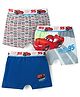 Disney By Bodycare Knit Trunks with Cars Graphics Pack of 3 - Blue & White