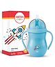 Milton baby Flexible Straw Sipper Bottle | 360° Drinking with No-Spill Straw | BPA-Free, Food-Grade Material |Microwave & Sterilizer Safe, Sipper water bottle for kids 9+ Month, 270 ml, Sky Blue