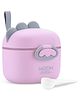 Milton Baby 2-1 Milk Powder & Food Container I Scoop Spoon With Spoon Compartment I BPA Free-100% Food Grade I Leak Proof I Travel Friendly I For Milk Powder, Snacks, Fruits I 220 gm, Pink