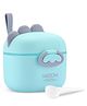 Milton Baby 2-1 Milk Powder & Food Container I Scoop Spoon With Spoon Compartment I BPA Free-100% Food Grade I Leak Proof I Travel Friendly, For Milk Powder, Snacks, Fruits, 220 gm, Sky Blue