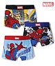 Bodycare Knitted Trunk With Spider Man Graphic Pack of 3 - Black, Light Blue & Navy Blue