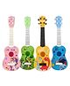 Crackles Kids Ukulele Guitar Toy 17 Inch Cartoon Theme | 4 String Musical Guitar for Beginners | Learning Instrument Toy for Boys & Girls Age 310 | Random Color & Design