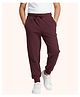 Orange Sugar 100% Cotton Knit Solid Joggers - Air Force Blue