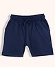 Orange Sugar 100% Cotton Knit Solid Shorts - Royal Blue