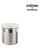 Culinex by thinKitchen Stainless Steel Coarse Seasoning Dispenser, 100ml (5x6cm) | Salt, Pepper, Herbs & Masala Sprinkler with Lid | Dual Finish Container by thinKitchen