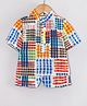 Hugsntugs Cotton Woven Half Sleeves Block Printed Coordinating Shirt & Shorts Set - Multi Colour