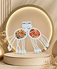 Yunicorn Max Designer Multicolor Disc Bead Earrings with Pearl Tassels Drop Earings