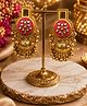 Yunicorn Max Royal Traditional Jhumka Earrings with Bell Tassels