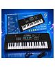 NHR Rechargeable Wireless Piano with Mic, 37 Keys Portable Musical Keyboard for Kids - Black