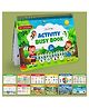 Clapstore Montessori Activity Busy Book for Toddlers 1-4 Years | Reusable Preschool Activity Book | Fine Motor Skills, Matching, Sorting, Shapes, Colors, Sensory Learning |