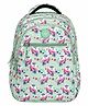 Pearlbags 14 Inches Sigma 13L Printed Backpack , 3 Compartments, Bottle Holder, Organizer, Premium Fabric, Water Resistant , School Bag for Boys and Girls Pista- Height 14 Inches