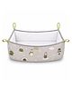 Baby Corp Traditional Cotton Baby Hammock Snow Print Cradle Cloth with Astar Double Layer Support , Hammock for Ghodiyu/Jhula/Palna , Zoli for Cradle Stand Use (Grey)