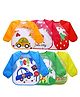 Little Boo Long Sleeve Baby Bibs, Waterproof Feeding Smocks for Toddlers 636 Months, Full-Sleeve kids Apron,Easy-to-Clean Reusable washable Feeding Bibs, Pack of 3,Multicolor Print May Vary