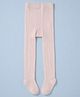 Cute Walk By Babyhug Anti-Bacterial Full Length Tights With Bow Applique - Pink