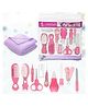 Majestique Luxury Portable Baby Care Kit -11 Piece Nursery Healthcare & Grooming Set -PINK