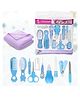 Majestique Luxury Portable Baby Care Kit -11 Piece Nursery Healthcare & Grooming Set -BLUE