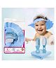 Majestique Baby Shower Cap with Baby Grooming and Care Kit, Baby Bath Accessories - 4Pcs_BLUE