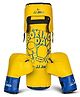 JJ Jonex Day Boxing Set | 1 Punching Bag, 1 Head Guard, 2 Boxing Gloves | Boxing Training Punching Bag & Gloves for Boys & Girls | Yellow