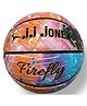 JJ JONEX Basketball  Size No.7 | Glowing PU Surface for Night Play | Butyl Bladder & Nylon Winding | Durable Grip for Indoor & Outdoor Games