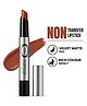 Fashion Colour Colorful Non Transfer Lipstick Creamy Matte Finish Long Lasting Smudge Proof - Apricot, 2g