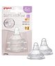 Pigeon Wide Neck Softlatch 2.0 Nipple - White
